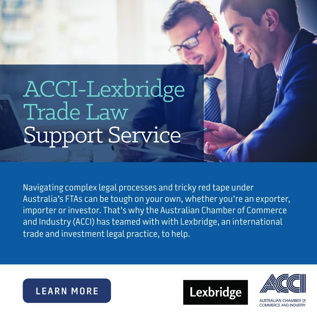 ACCI-Lexbridge Trade Law Support Service